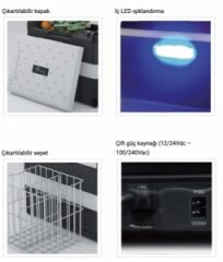 Vitrifrigo Portatif Buzdolabı-Dondurucu. Model VF55P