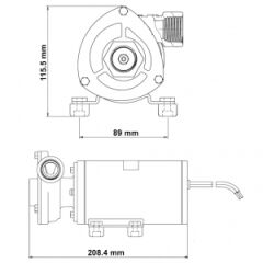 Jabsco Santrifüj Siklon Pompa