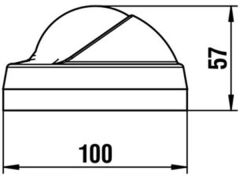 Riviera Bar Aries Pusula 65mm Gri