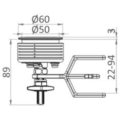 Eclipse Çek ve Çevir gömme kulp  Küçük