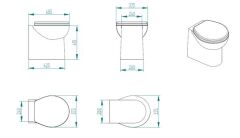 Smart 12V Beyaz Taş Taharet Kitli Tuvalet