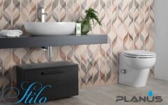 Stilo 12V Beyaz Taş Taharet Kitli Tuvalet