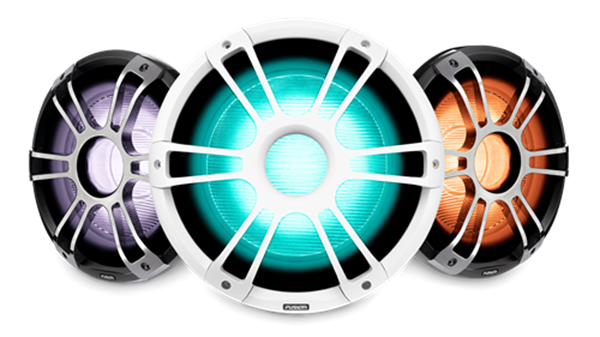 Fusion 12inç Subwoofer Ledli 1400W Sport Beyaz