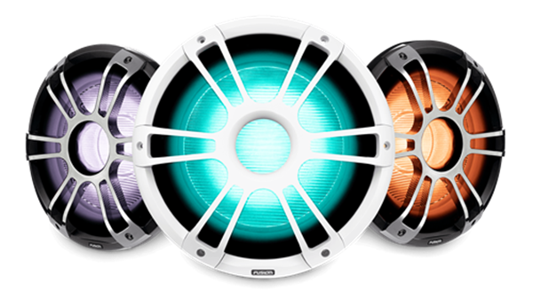 Fusion 12inç Subwoofer Ledli 1400W Sport Krom