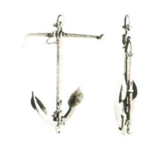 Admiralti tip çıpa, galvaniz 5KG